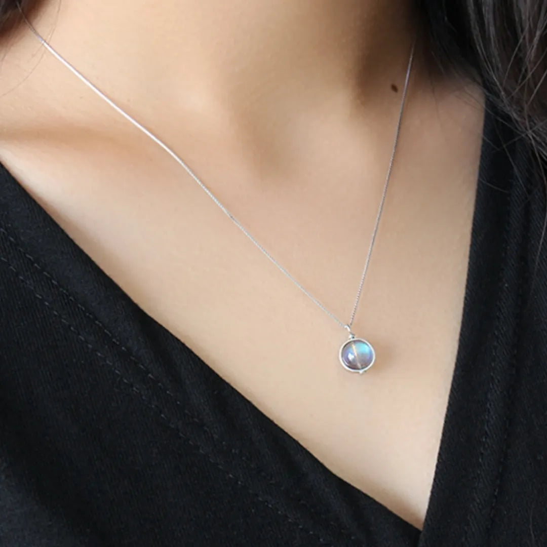 Labradorit "Mond" Silber