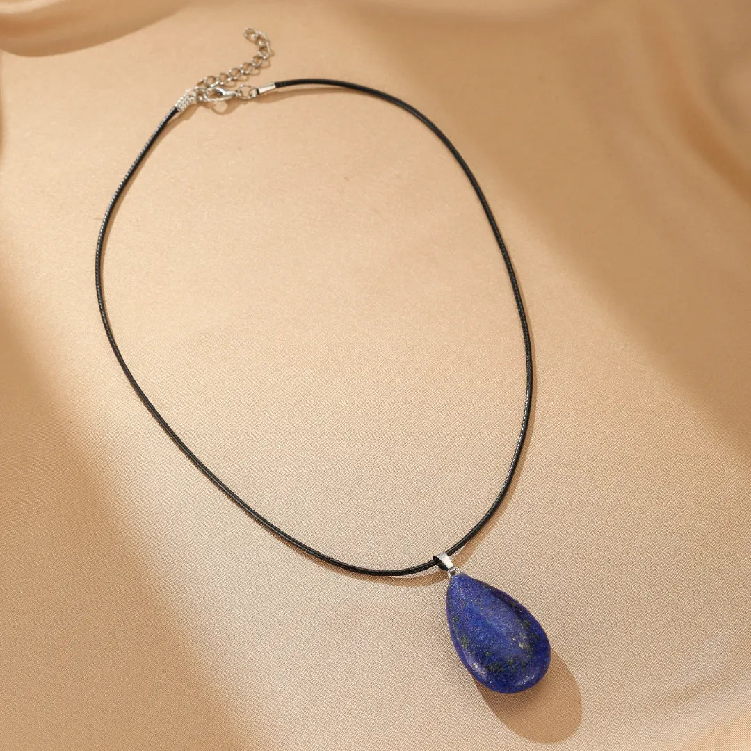 Collier Lapis Lazuli "Goutte de Sagesse"