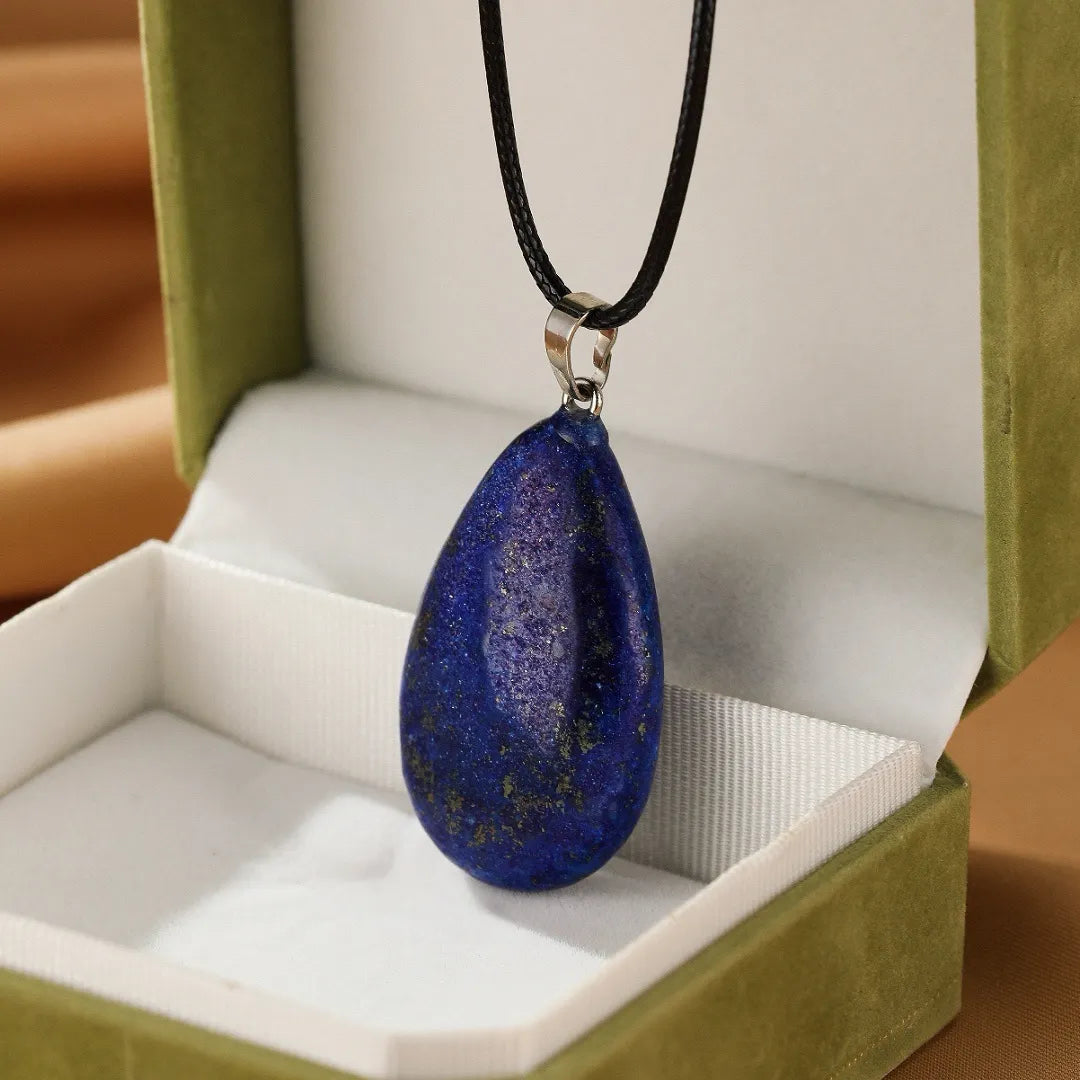 Collier Lapis Lazuli "Goutte de Sagesse"