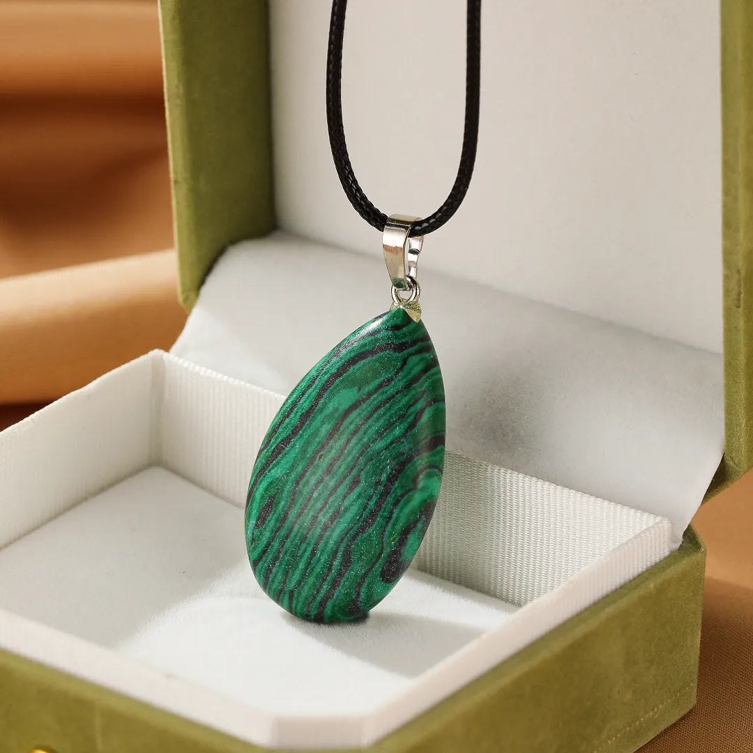 Collier Malachite "Rayons de Vitalité"