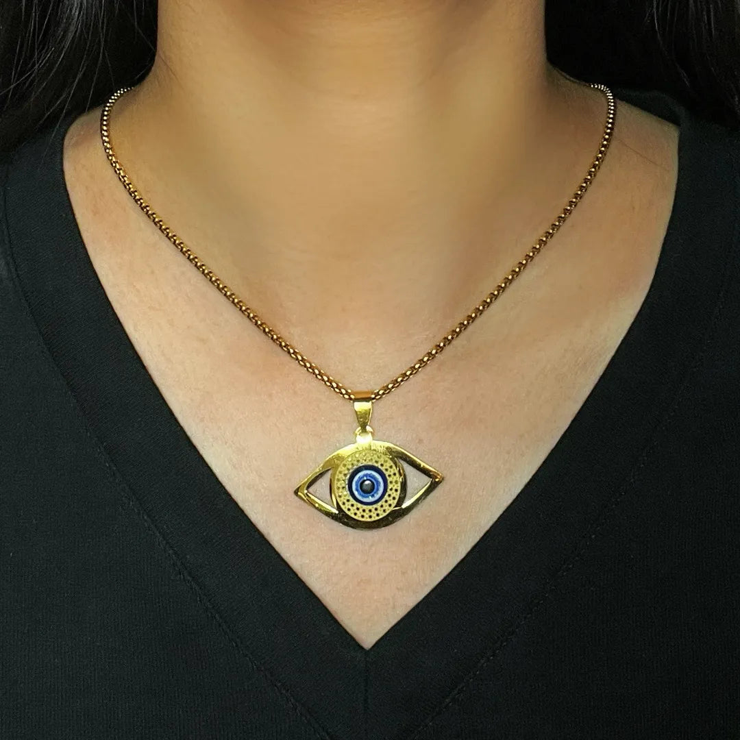 Collier Mauvais Œil "Protection Lumineuse"