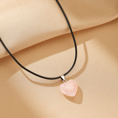 Collier Quartz Rose "Cœur Apaisant"