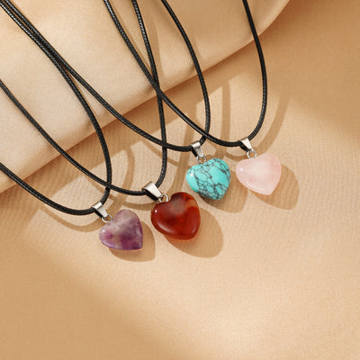 Collier Quartz Rose "Cœur Apaisant"