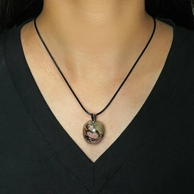 Collier Rhodonite "Douceur Naturelle"