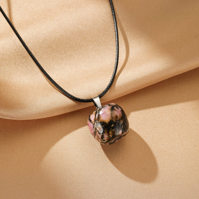 Collier Rhodonite "Douceur Naturelle"