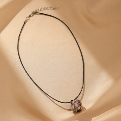 Collier Rhodonite "Douceur Naturelle"